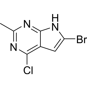 6-Bromo-4-chloro-2-methyl-7H-pyrrolo[2,3-d]pyrimidine|CS-0434738