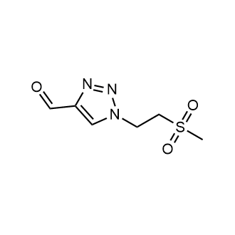 1-(2-(Methylsulfonyl)ethyl)-1H-1,2,3-triazole-4-carbaldehyde|CS-0434760