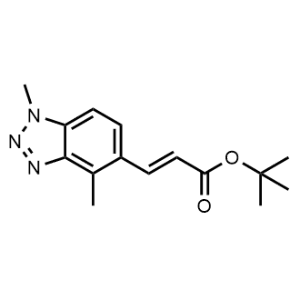 (E)-tert-Butyl 3-(1,4-dimethyl-1H-benzo[d][1,2,3]triazol-5-yl)acrylate|CS-0434847