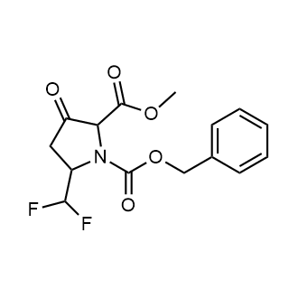 1-Benzyl 2-methyl 5-(difluoromethyl)-3-oxopyrrolidine-1,2-dicarboxylate|CS-0434894