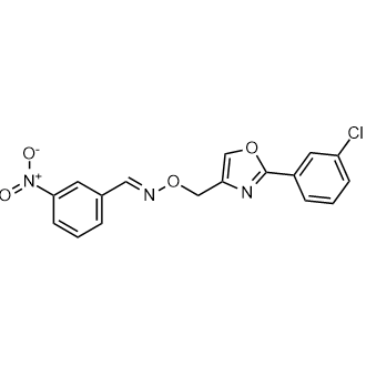 3-Nitrobenzaldehyde O-((2-(3-chlorophenyl)oxazol-4-yl)methyl) oxime|CS-0435182