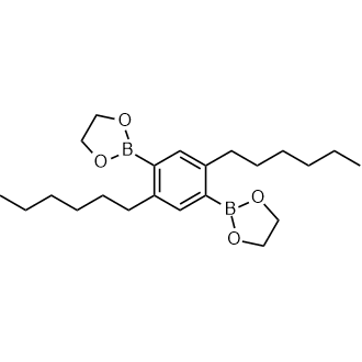 2,2'-(2,5-Dihexyl-1,4-phenylene)bis(1,3,2-dioxaborolane)|CS-0435198