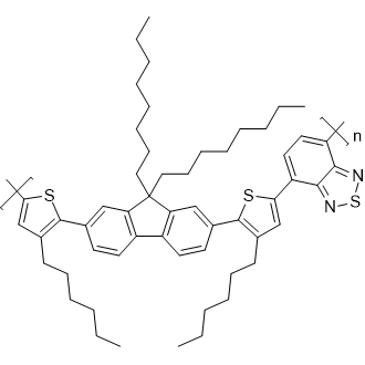 Poly[2,1,3-benzothiadiazole-4,7-diyl(4-hexyl-2,5-thiophenediyl)(9,9-dioctyl-9H-fluorene-2,7-diyl)(3-hexyl-2,5-thiophenediyl)]|CS-0435201