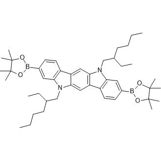 5,11-Bis(2-ethylhexyl)-3,9-bis(4,4,5,5-tetramethyl-1,3,2-dioxaborolan-2-yl)-5,11-dihydroindolo[3,2-b]carbazole|CS-0435237