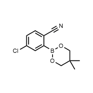 4-Chloro-2-(5,5-dimethyl-1,3,2-dioxaborinan-2-yl)benzonitrile|CS-0435281