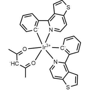 Iridium, (2,4-pentanedionato-κO2,κO4)bis[2-(thieno[3,2-c]pyridin-4-yl-κN5)phenyl-κC]-|CS-0435331