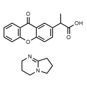 2,3,4,6,7,8-Hexahydropyrrolo[1,2-a]pyrimidine 2-(9-oxo-9H-xanthen-2-yl)propanoate|CS-0435386