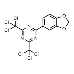 2-(Benzo[d][1,3]dioxol-5-yl)-4,6-bis(trichloromethyl)-1,3,5-triazine|CS-0435390