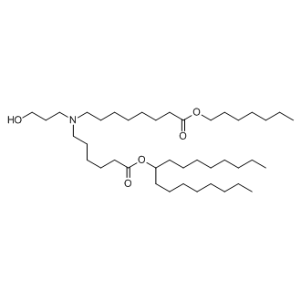 Heptyl 8-((6-(heptadecan-9-yloxy)-6-oxohexyl)(3-hydroxypropyl)amino)octanoate|CS-0435741