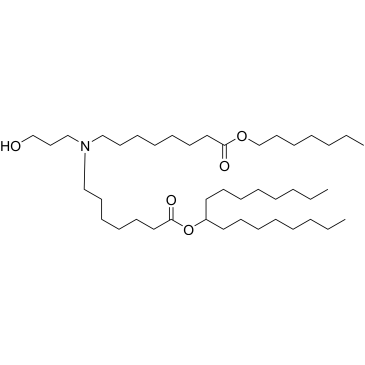 Heptyl 8-((7-(heptadecan-9-yloxy)-7-oxoheptyl)(3-hydroxypropyl)amino)octanoate|CS-0435749