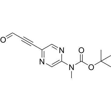 tert-Butyl methyl(5-(3-oxoprop-1-yn-1-yl)pyrazin-2-yl)carbamate|CS-0435926