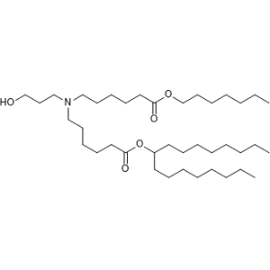Heptadecan-9-yl 6-((6-(heptyloxy)-6-oxohexyl)(3-hydroxypropyl)amino)hexanoate|CS-0436122