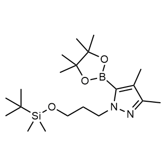 1-(3-((tert-Butyldimethylsilyl)oxy)propyl)-3,4-dimethyl-5-(4,4,5,5-tetramethyl-1,3,2-dioxaborolan-2-yl)-1H-pyrazole|CS-0436514