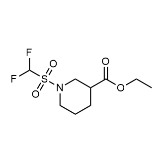 Ethyl 1-((difluoromethyl)sulfonyl)piperidine-3-carboxylate|CS-0437759