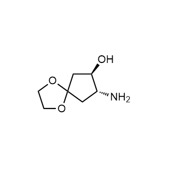 trans-8-Amino-1,4-dioxaspiro[4.4]nonan-7-ol|CS-0437835