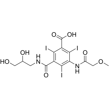 3-((2,3-Dihydroxypropyl)carbamoyl)-2,4,6-triiodo-5-(2-methoxyacetamido)benzoic acid Iopromide Impurity|CS-0437862