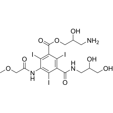 3-Amino-2-hydroxypropyl 3-((2,3-dihydroxypropyl)carbamoyl)-2,4,6-triiodo-5-(2-methoxyacetamido)benzoate Iopromide Impurity|CS-0437872