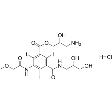 3-Amino-2-hydroxypropyl 3-((2,3-dihydroxypropyl)carbamoyl)-2,4,6-triiodo-5-(2-methoxyacetamido)benzoate hydrochloride Iopromide Impurity|CS-0437874