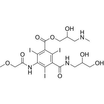 2-Hydroxy-3-(methylamino)propyl 3-((2,3-dihydroxypropyl)carbamoyl)-2,4,6-triiodo-5-(2-methoxyacetamido)benzoate Iopromide Impurity|CS-0437875