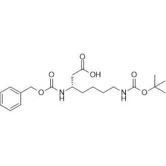 (S)-3-(((Benzyloxy)carbonyl)amino)-7-((tert-butoxycarbonyl)amino)heptanoic acid|CS-0438266