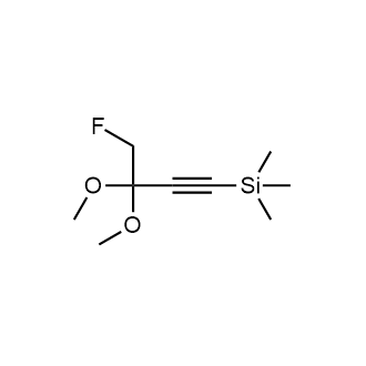 (4-Fluoro-3,3-dimethoxybut-1-yn-1-yl)trimethylsilane|CS-0438312