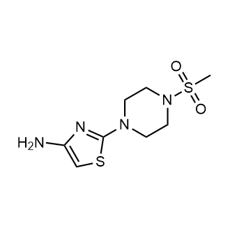 2-(4-(Methylsulfonyl)piperazin-1-yl)thiazol-4-amine|CS-0439935