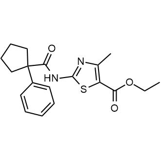 Ethyl 4-methyl-2-(1-phenylcyclopentane-1-carboxamido)thiazole-5-carboxylate|CS-0439950