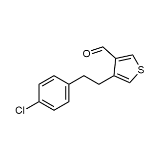 4-(4-Chlorophenethyl)thiophene-3-carbaldehyde|CS-0440243