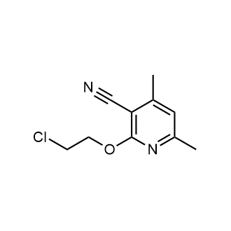 2-(2-Chloroethoxy)-4,6-dimethylnicotinonitrile|CS-0440384