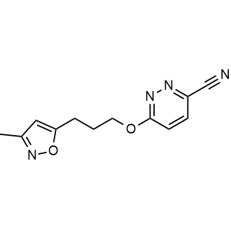 6-(3-(3-Methylisoxazol-5-yl)propoxy)pyridazine-3-carbonitrile|CS-0440902