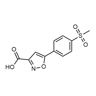 5-(4-(Methylsulfonyl)phenyl)isoxazole-3-carboxylic acid|CS-0440905
