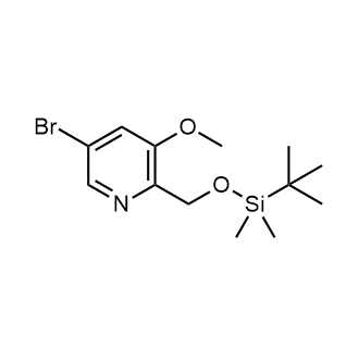 5-Bromo-2-(((tert-butyldimethylsilyl)oxy)methyl)-3-methoxypyridine|CS-0441038
