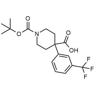 1-(Tert-butoxycarbonyl)-4-(3-(trifluoromethyl)phenyl)piperidine-4-carboxylic acid|CS-0441437