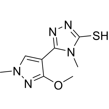 5-(3-Methoxy-1-methyl-1H-pyrazol-4-yl)-4-methyl-4H-1,2,4-triazole-3-thiol|CS-0441643