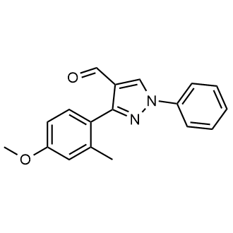 3-(4-Methoxy-2-methylphenyl)-1-phenyl-1H-pyrazole-4-carbaldehyde|CS-0441688