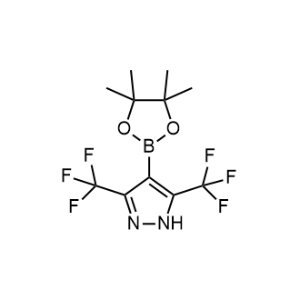 4-(4,4,5,5-Tetramethyl-1,3,2-dioxaborolan-2-yl)-3,5-bis(trifluoromethyl)-1H-pyrazole|CS-0442238
