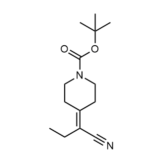 Tert-butyl 4-(1-cyanopropylidene)piperidine-1-carboxylate|CS-0442336