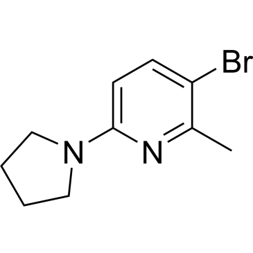 3-Bromo-2-methyl-6-(pyrrolidin-1-yl)pyridine|CS-0442344