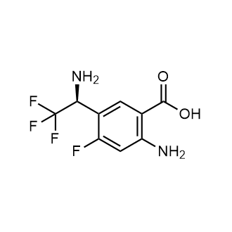 (S)-2-amino-5-(1-amino-2,2,2-trifluoroethyl)-4-fluorobenzoic acid|CS-0442413