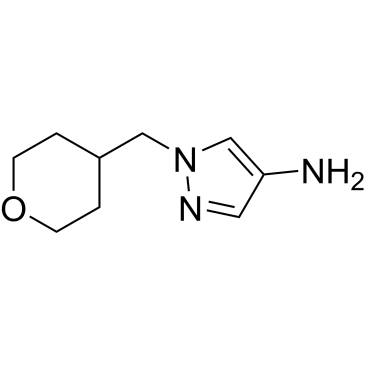 1-((Tetrahydro-2H-pyran-4-yl)methyl)-1H-pyrazol-4-amine|CS-0443204