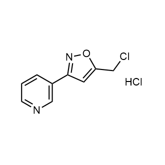 5-(Chloromethyl)-3-(pyridin-3-yl)isoxazole hydrochloride|CS-0443440