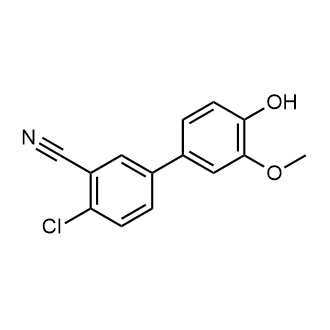 4-Chloro-4'-hydroxy-3'-methoxy-[1,1'-biphenyl]-3-carbonitrile|CS-0443747