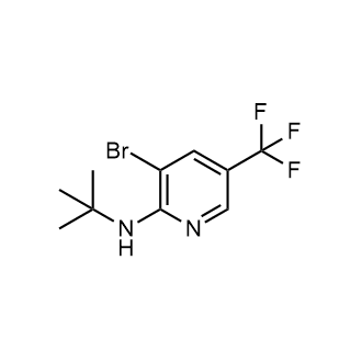 3-Bromo-N-(tert-butyl)-5-(trifluoromethyl)pyridin-2-amine|CS-0443930