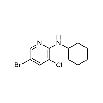 5-Bromo-3-chloro-N-cyclohexylpyridin-2-amine|CS-0443933