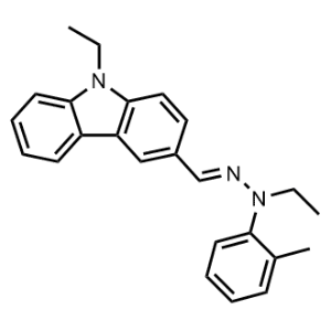 (E)-9-ethyl-3-((2-ethyl-2-(o-tolyl)hydrazono)methyl)-9H-carbazole|CS-0444046