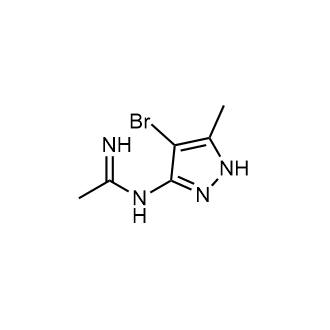 N-(4-bromo-5-methyl-1H-pyrazol-3-yl)acetimidamide|CS-0444229