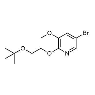 5-Bromo-2-(2-(tert-butoxy)ethoxy)-3-methoxypyridine|CS-0444327