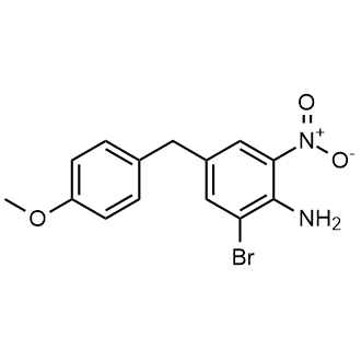 2-Bromo-4-(4-methoxybenzyl)-6-nitroaniline|CS-0444527
