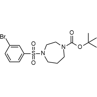 Tert-butyl 4-((3-bromophenyl)sulfonyl)-1,4-diazepane-1-carboxylate|CS-0444560
