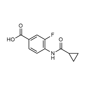4-(Cyclopropanecarboxamido)-3-fluorobenzoic acid|CS-0444581